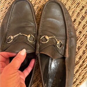 Vintage Men’s Gucci Loafers Brown Leather